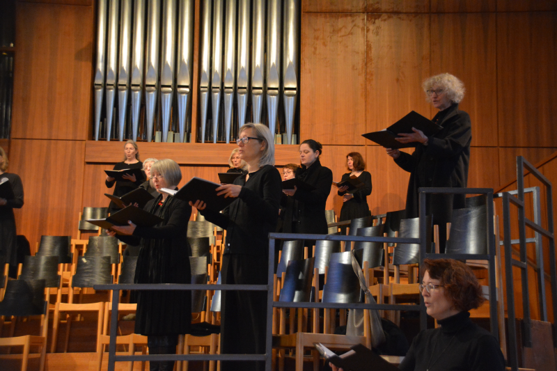 Die neu sanierte Steinmeyer-Orgel mit ihren erweiterten Klangmöglichkeiten stand im Mittelpunkt des Orgel-Chor-Konzerts.